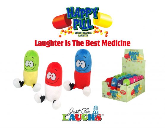 Purple and Orange 901po for sale online Just for Laughs Giggling Plush Happy Pill 