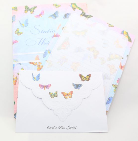 for Arts Sake E1 Carol Wilson Writing Paper Envelopes 25pc Set Butterfly Motion for sale online 