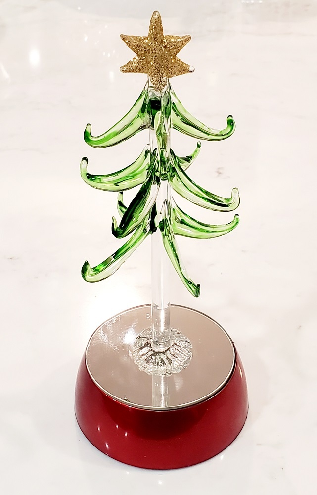 Ganz H8 Glass Christmas Tree 8in Figurine w/ Ornaments EX29343 Choose 
