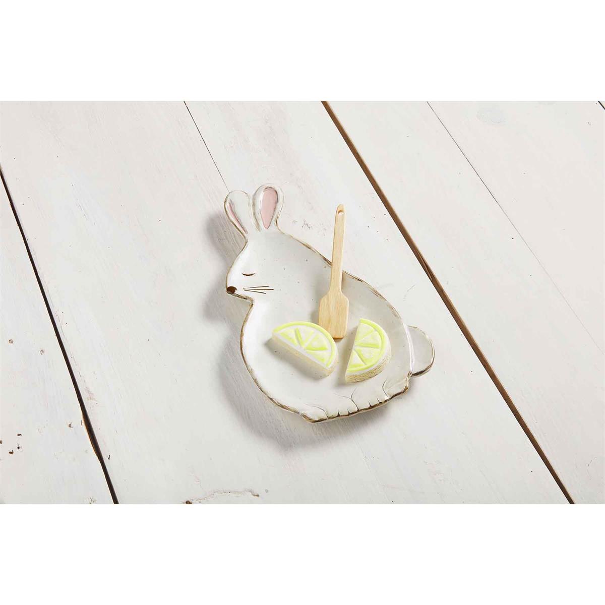 Mud Pie MEA6 Easter Kitchen Small Bunny Cutting Serving Board 2pc Set 4751035 