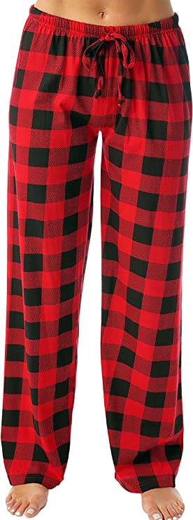 Just Love Women Pajama Pants Sleepwear Buffalo Plaid XLarge 6324-10195-RED- XL